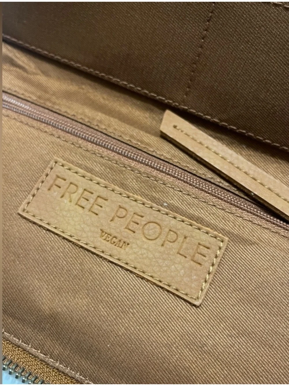 FREE PEOPLE Vegan Distressed Wristlet